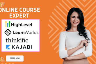 create migrate online course website to gohighlevel  from kajabi thinkific