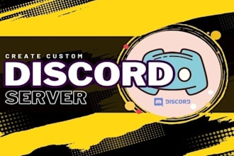 setup discord server for fivem, dayz, rust or create crypto discord server