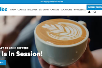 design coffee store coffee shopify store coffee website coffee shopify store
