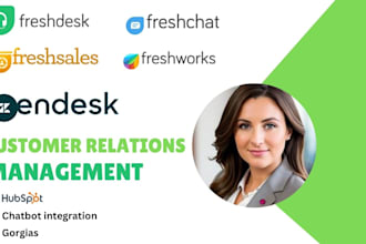 setup zendesk freshdesk gorgias freshsales hubspot shopify crm ai agent chatbot