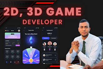 develop and design 2d, 3d multiplayer game using roblox, unity, for mobile, web