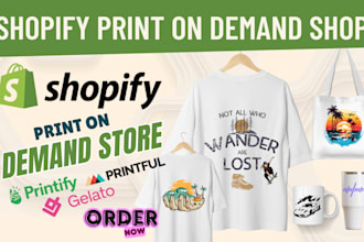 setup shopify print on demand store app integration shopify branding pod store