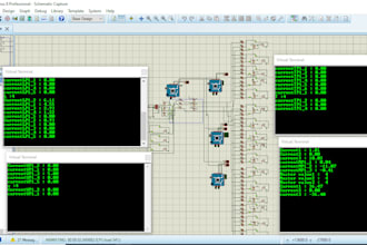 arduino programming and schematic circuit and simulation