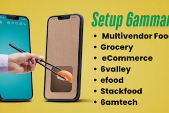 setup 6ammart stackfood 6valley efood multivendor food ecommerce app