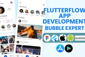 do mobile app development flutterflow bubble adalo unity glide appgyver vpn app