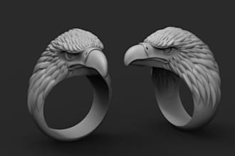 custom metal design, wood carving, models for jewelry, engraving, printable bass
