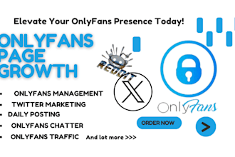 do onlyfans promotion, fanvue, patreon page, fansly and adult web promotion