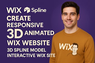 create wix website, wix studio, wix website development, wix landing page, velo