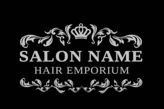 do beauty hair wigs hair extensions and salon logo