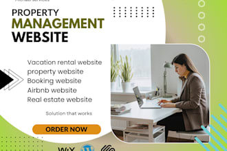 build proprety management website airbnb, buildium appfolio