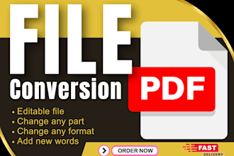 convert pdf to word, pdf to excel, word formatting process