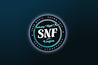 design old school hip hop disco event logo