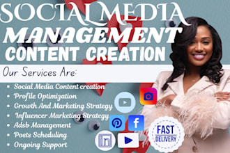 be your facebook social media marketing manager instagram content creator