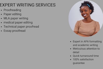 proofread and edit mla and apa projects for you