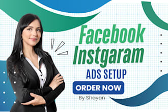 be your facebook ads campaign, fb meta ads, and instagram marketing manager