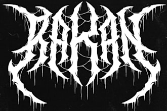 design you a brutal death metal, slamming, deathcore logo