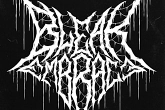 death metal logo, metalcore, deathcore, for band, brands, clothing