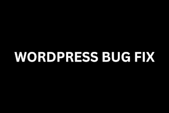 fix wordpress bugs, 404 errors, and any wordpress issues