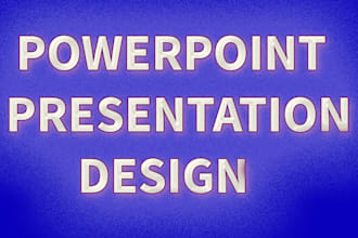 design a powerpoint presentation, pitch deck, google slides  with animation
