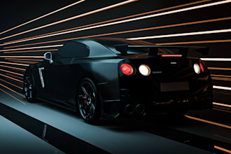 create high quality 3d vehicle models for games animation