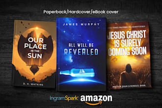 do science fiction or fantasy book cover design