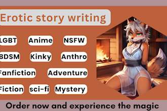 write erotic anime, nsfw fanfiction, cuckold, and romance stories