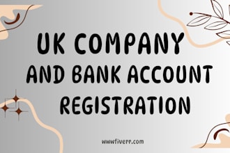 do UK,USA company registration and UK,USA bank account