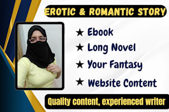 write nsfw fanfiction, anime, manga, and erotic stories