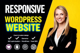 create a fast and responsive wordpress site with SEO