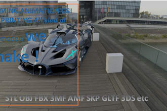 make real life car 3d models of car brands
