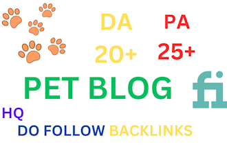 submit a guest post on a quality pet blog