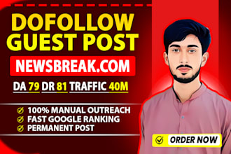 publish seo guest post on newsbreak and techbullion with dofollow backlinks
