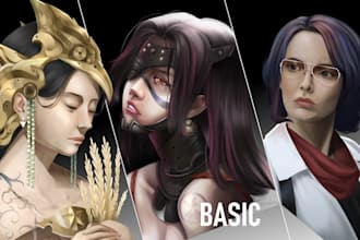 create illustration for splash art or tcg