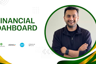 create a financial dashboard using looker or tableau