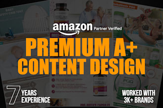 design premium amazon a plus content, premium ebc for amazon
