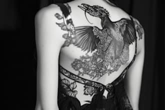 create a tattoo design of tattoo sleeve