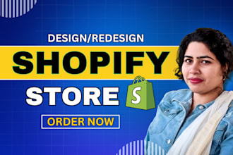build shopify store design, dropshipping store, or shopify website development