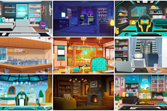 make custom vtuber background art
