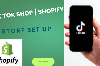 set up, optimize, and grow your shopify or tiktok shop for