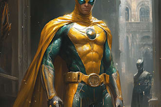 do marvel superhero character comic book style