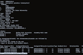 custom bash scripts for data processing and bioinformatics analysis