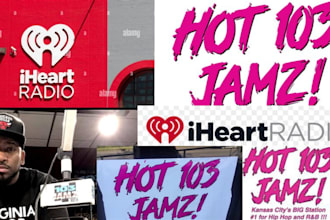 play and promote your song on 103 jamz, iheart radio