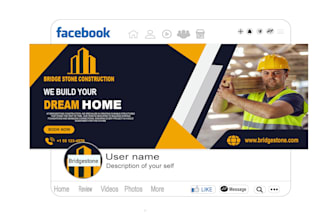create unique and professional banners for linkedin, facebook and youtube