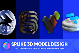 design custom 3d models using spline