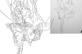 turn your sketches into clean digital lineart