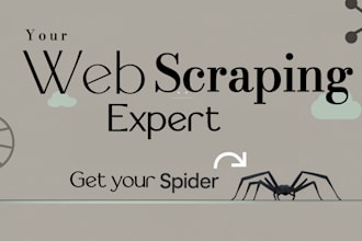 your web scraping expert, data, automated scripts, bot,