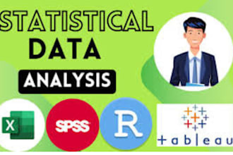 do statistical data analysis, r code, spss, stata, nvivo, python programming