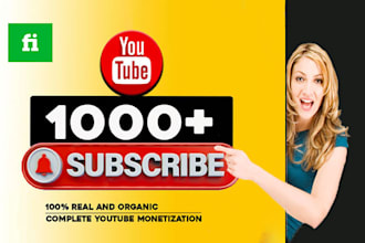 grow your youtube channel to gain 1000 and more subscriber