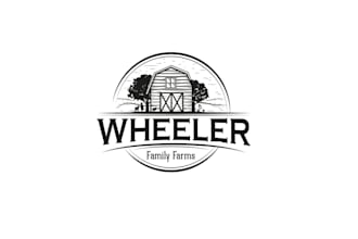 design modern family farm logo