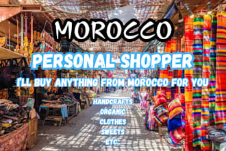 purchase or buy items from morocco for you and ship them